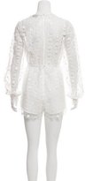 Thumbnail for your product : Alice McCall Lace Long Sleeve Romper w/ Tags