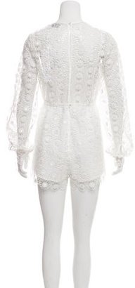 Alice McCall Lace Long Sleeve Romper w/ Tags