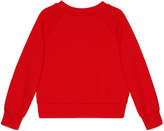 Thumbnail for your product : Gucci Logo Buckle-Print Sweatshirt w/ Crystal Detail, Size 4-10