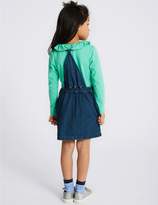 Thumbnail for your product : Marks and Spencer 2 Piece Pinafore & Top Outfit (3 Months - 7 Years)