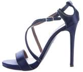 Thumbnail for your product : Tabitha Simmons Satin Platform Sandals