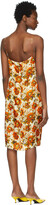 Thumbnail for your product : Kwaidan Editions Beige & Orange Printed Slip Dress
