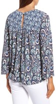 Thumbnail for your product : Lucky Brand Women's Mix Print Smocked Top