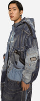 Thumbnail for your product : Dolce & Gabbana Stretch patchwork denim trench coat