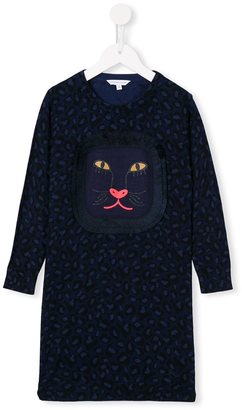 Little Marc Jacobs leopard knit dress - kids - Cotton/Viscose - 6 yrs