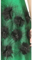 Thumbnail for your product : Lela Rose Cocktail Dress with Embroidered Skirt
