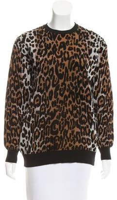 Stella McCartney Leopard Knit Sweater