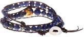 Thumbnail for your product : Jean Claude Jean Claude Double Striped Sodalite & Skull-Shaped Beaded Bracelet