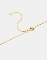 Thumbnail for your product : ASOS Gold Plated Sterling Silver Choker Necklace