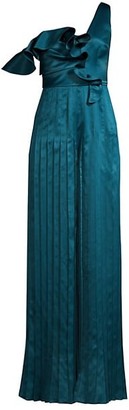 Flor Et. Al Georgina Pleated Asymmetrical Jumpsuit