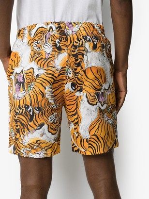 Wacko Maria tiger-print Bermuda shorts