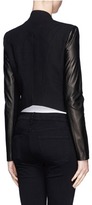 Thumbnail for your product : Nobrand Contrast sleeve jacket