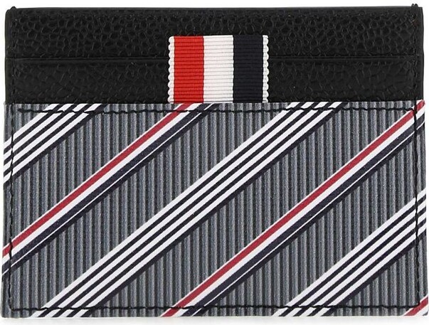 Thom Browne RWB Striped Logo Lettering Cardholder