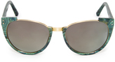 Thumbnail for your product : Linda Farrow Luxe Rimless Top Sunglasses