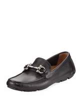 Thumbnail for your product : Ferragamo Parigi 1 Gancini Leather Loafer, Black