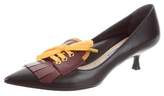 Thumbnail for your product : Prada Leather Kiltie Pumps