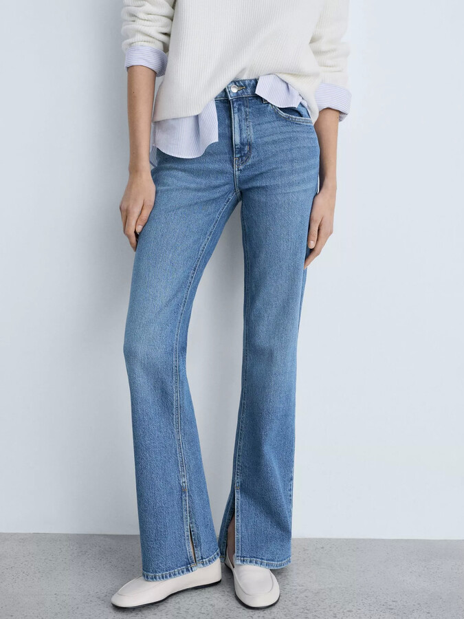 Mango Millie Light Wash Jeans MANGO Sayana Straight Jeans Endource