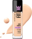 Maybelline Fit Me Dewy and Smooth Liquid Foundation, 110 Porcelain, 1 fl oz Maybelline Fit Me Dewy and Smooth Liquid Foundation, 110 Porcelain, 1 fl oz