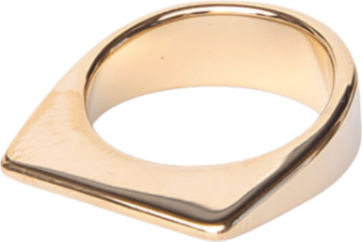 Middle Finger Ridgeback Stacker In Gold