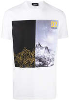 Thumbnail for your product : DSQUARED2 mountain print t-shirt