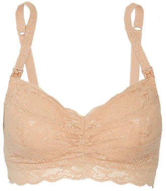 Cosabella Never Say Never Mommie Stretch-lace Nursing Bra - Neutral