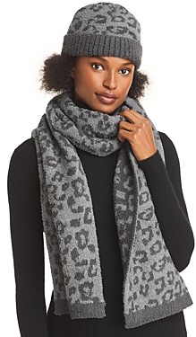 barefoot dreams scarf and hat set