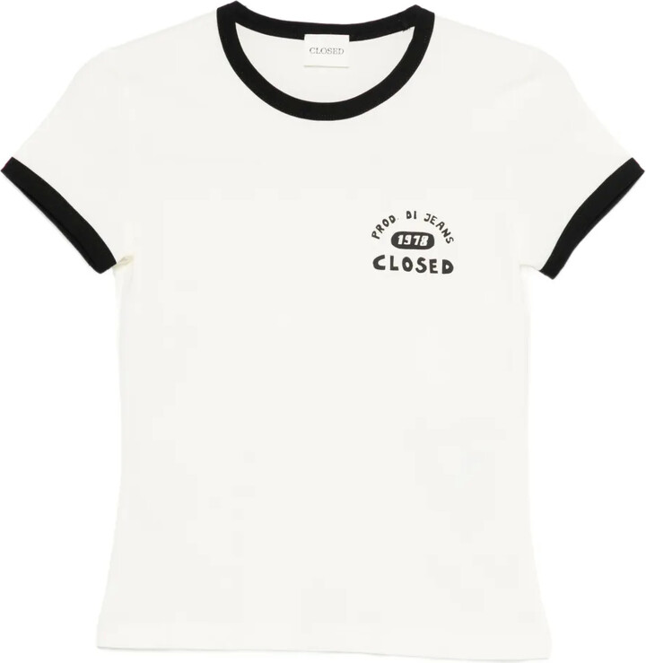 Closed contrasting-trim T-shirt