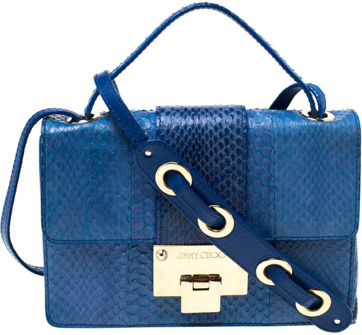 jimmy choo python skin bag