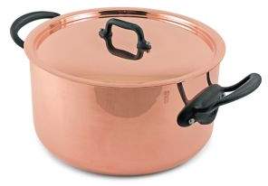 Mauviel M'Heritage M'250 Copper Stainless Steel Stew Pan