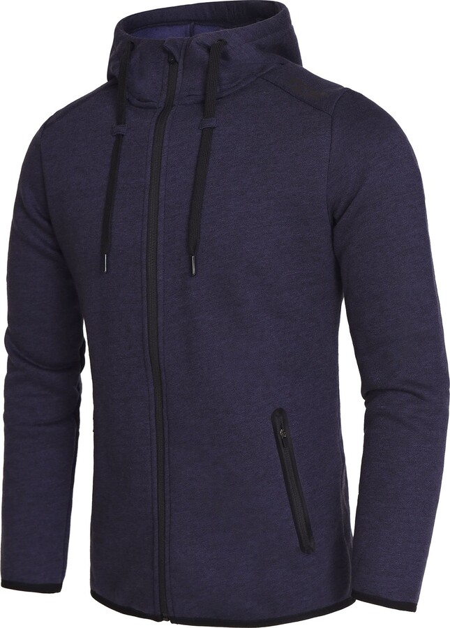 TCA Men’s Revolution Tech Workout Thermal Running Hoodie Jacket with