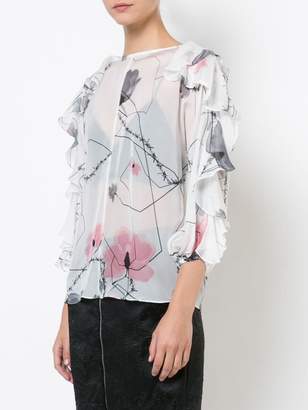 Thomas Wylde Foxglove blouse