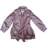 Thumbnail for your product : Burberry Pink Polyester Coat