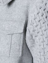 Thumbnail for your product : Stella McCartney belted knit sleeves coat