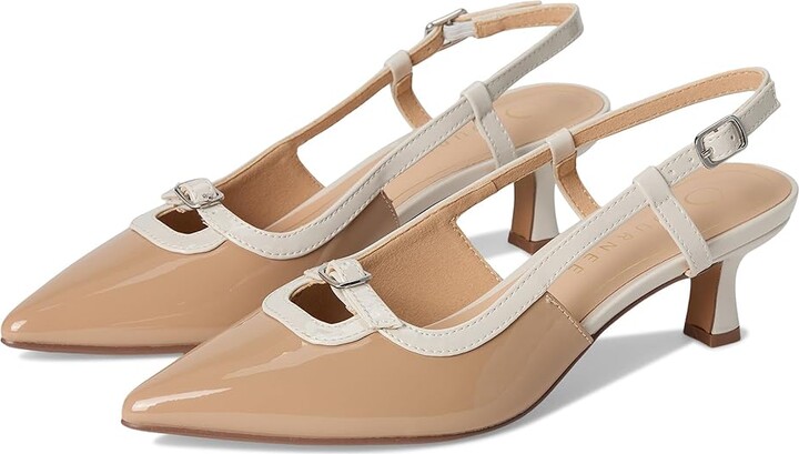 Journee Collection Padma Women's Shoes Patent/Nude : 8.5 M, Synthetic