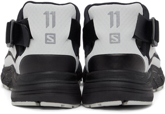 11 By Boris Bidjan Saberi Black & Grey Salomon Edition Bamba 6 Sneakers