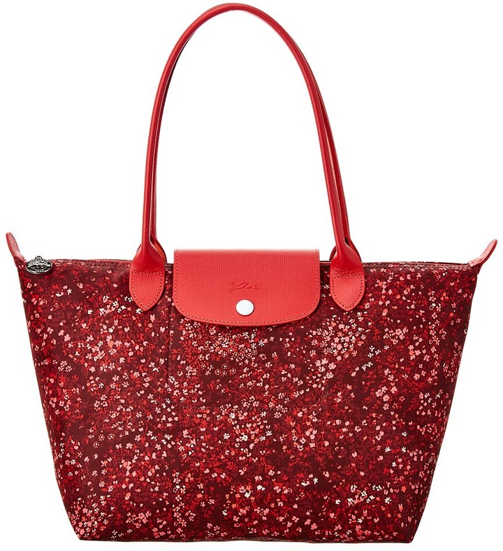 longchamp floral le pliage