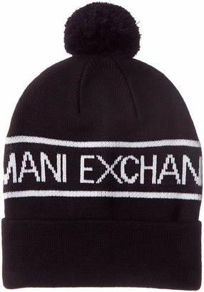 armani exchange beanie hat