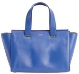Thumbnail for your product : Giorgio Armani royal blue leather logo stamp top hand bag