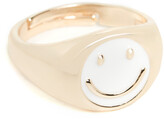 Thumbnail for your product : Adina's Jewels Enamel Smiley Face Adjustable Ring