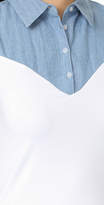 Thumbnail for your product : SKINNYSHIRT Sleeveless Shirt with Tails