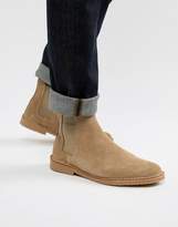Thumbnail for your product : Office Iberian chelsea boots in beige suede