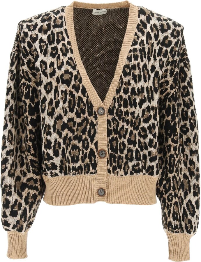 Magda Butrym Leopard Cardigan ShopStyle
