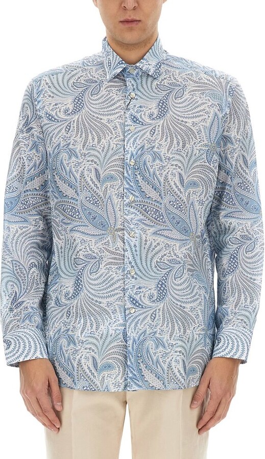 Etro Paisley Printed Long Sleeved Shirt