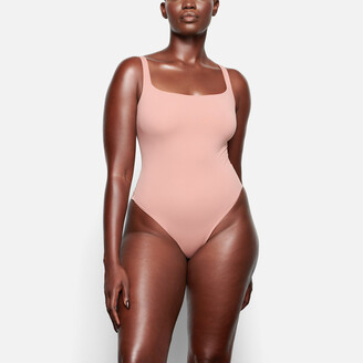 SKIMS Fits Everybody Square Neck Bodysuit - ShopStyle Plus Size