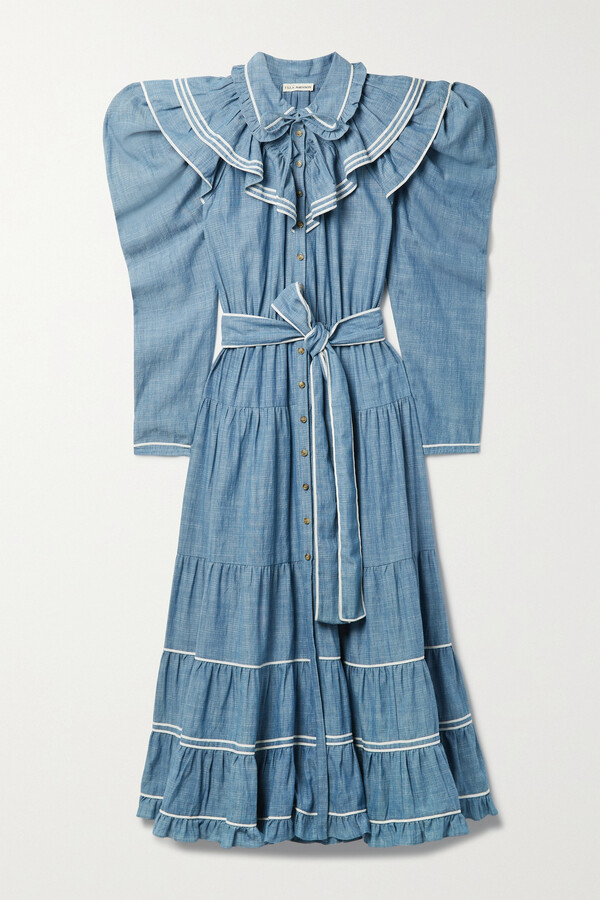 chambray midi