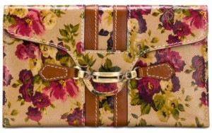Patricia Nash Antique Rose Boluno Leather Wallet
