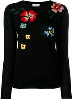 Thumbnail for your product : Sonia Rykiel embroidered flower jumper