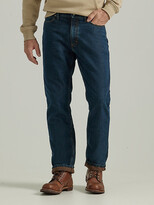 Thumbnail for your product : Lee Relaxed Flannel and Fleece Lined Straight Jeans