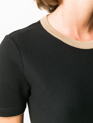 Ferragamo Short-Sleeve Knitted Dress