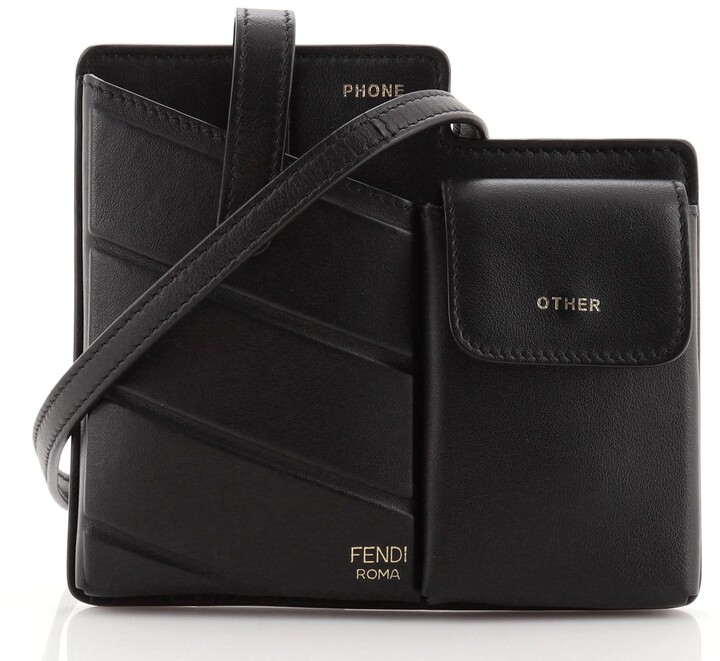 fendi 2 pockets mini bag
